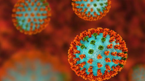 Ilustração de Influenza virus - doença