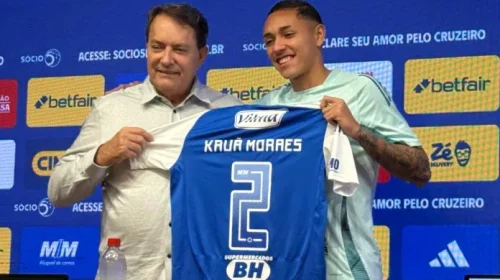 Kauã Moraes celebra chance no Cruzeiro