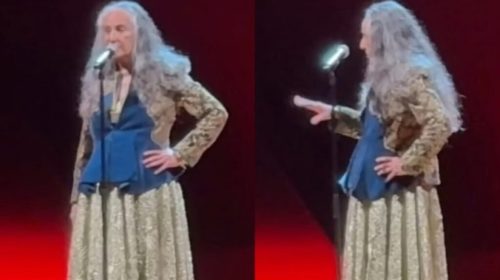 Maria Bethânia se irrita com problema de som e interrompe show no Rio