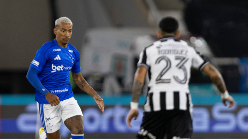 Matheus Pereira em jogo do cruzeiro x botafogo
