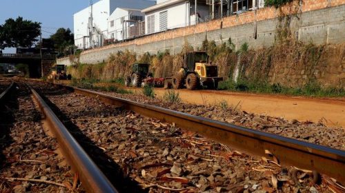 Obras na linha 2 do metrô de BH