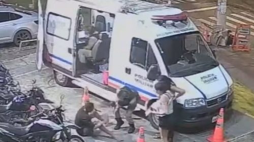 -Policial militar salva recém-nascido engasgado na Pampulha, em BH-