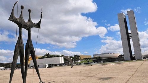 Praça dos Três Poderes, em Brasília