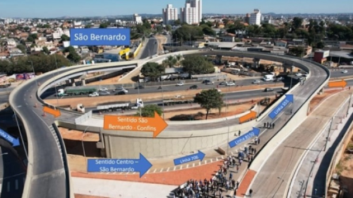 Prefeitura de BH libera novos acessos nos viadutos das avenidas Waldomiro Lobo e Cristiano Machado