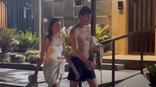 Shawn Mendes e Bruna Marquezine hoje no Rio de Janeiro