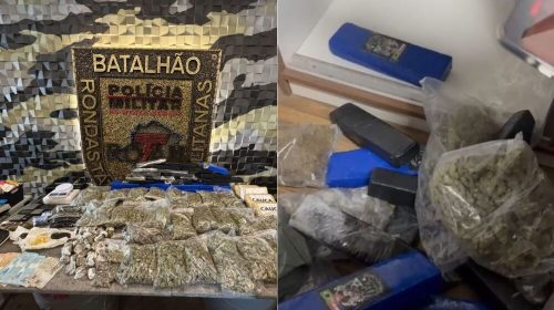 Traficante é preso com R$ 1 milhão em drogas e R$ 28 mil em dinheiro na região Leste de BH