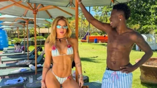 Virginia e Vini Jr. estão hospedados na Bahia