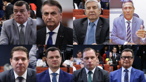 bolsonaro e demais reus do núcleo crucial da trama golpista