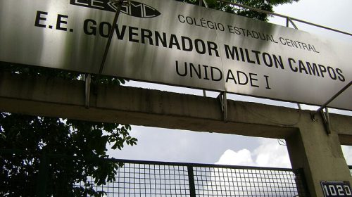 em bh - Escola Estadual Governador Milton Campos conhecida como Colégio Estadual Central de Belo Horizonte
