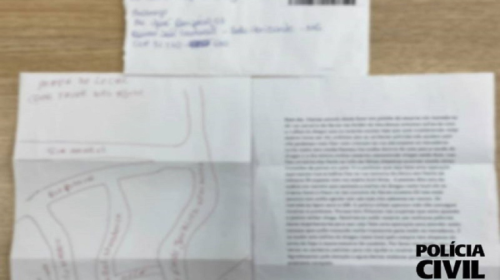 em bh carta anônima recebida pela polícia e que levou à operação