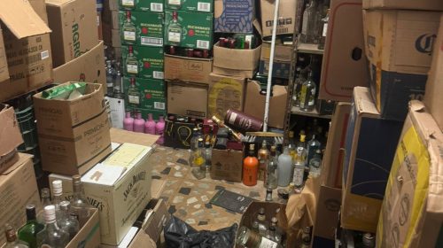 em bh - falsificação de bebidas destiladas, localizado na região central de Belo Horizonte