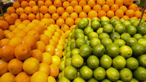 frutas - hortifruti - sacolao - mercado - laranja - limao