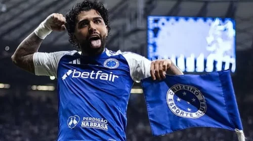 gabigol em gol do cruzeiro jogo