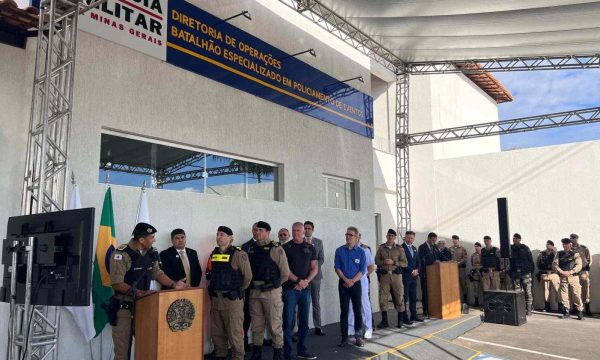 inauguração do Batalhão Especializado em Policiamento de Eventos (Bepe) da Polícia Militar de Minas Gerais