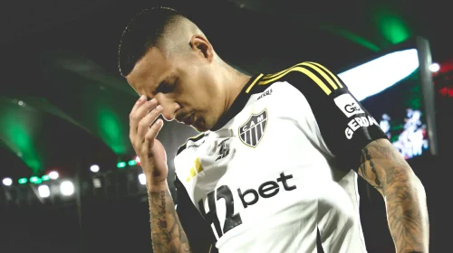 jogador de futebol Guilherme Arana, que atualmente joga pelo Atlético