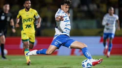 kaio jorge em jogo do Cruzeiro contra o Mirassol
