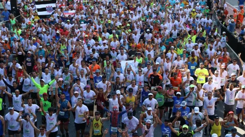 largada da Corrida Internacional de São Silvestre