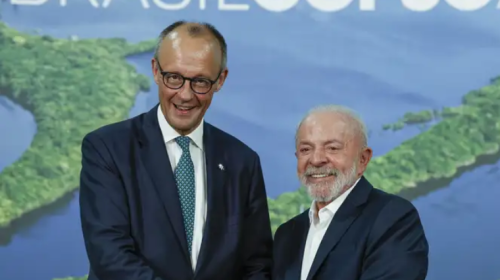 lula e o primeiro-ministro da Alemanha, Friedrich Merz