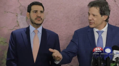 ministro da AGU, Jorge Messias e o ministro da Fazenda, Fernando Haddad