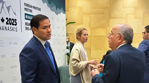 ministro das Relações Exteriores, Mauro Vieira, reuniu-se nesta quarta-feira (12) com o secretário de Estado norte-americano, Marco Rubio