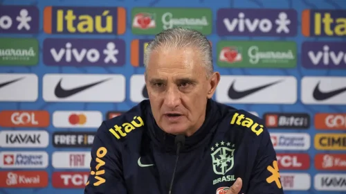 técnico Tite no comando da seleção
