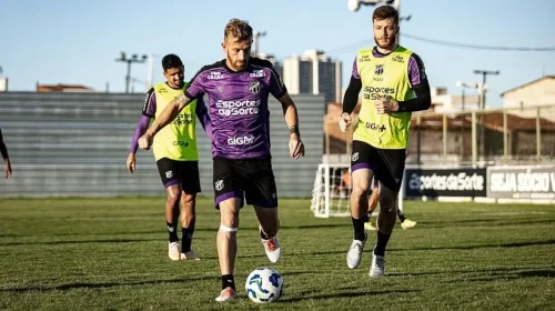treino - Ceará inicia preparação para encarar Atlético-MG
