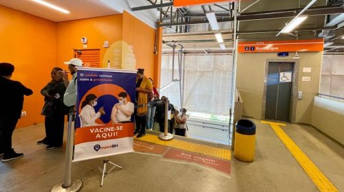 vacina contra a gripe metrô bh na Estação Santa Efigênia - foto Valéria Marques Hoje em Dia