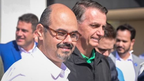 vice governador matheus simoes e ex presidente bolsonaro