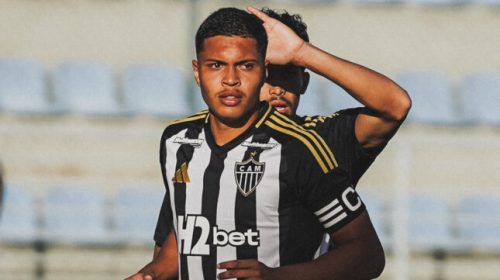 zagueiro Renan, capitão do sub-20 do Atlético,